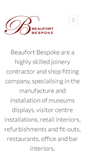 Mobile Screenshot of beaufortbespoke.co.uk